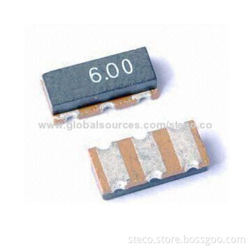 7.4 x 3.4 x 1.8mm Cap Chip Type Ceramic Resonators, 2.00 to 8.00MHz Frequency